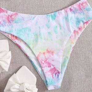 Tie Dye Shein Bikini Bottom